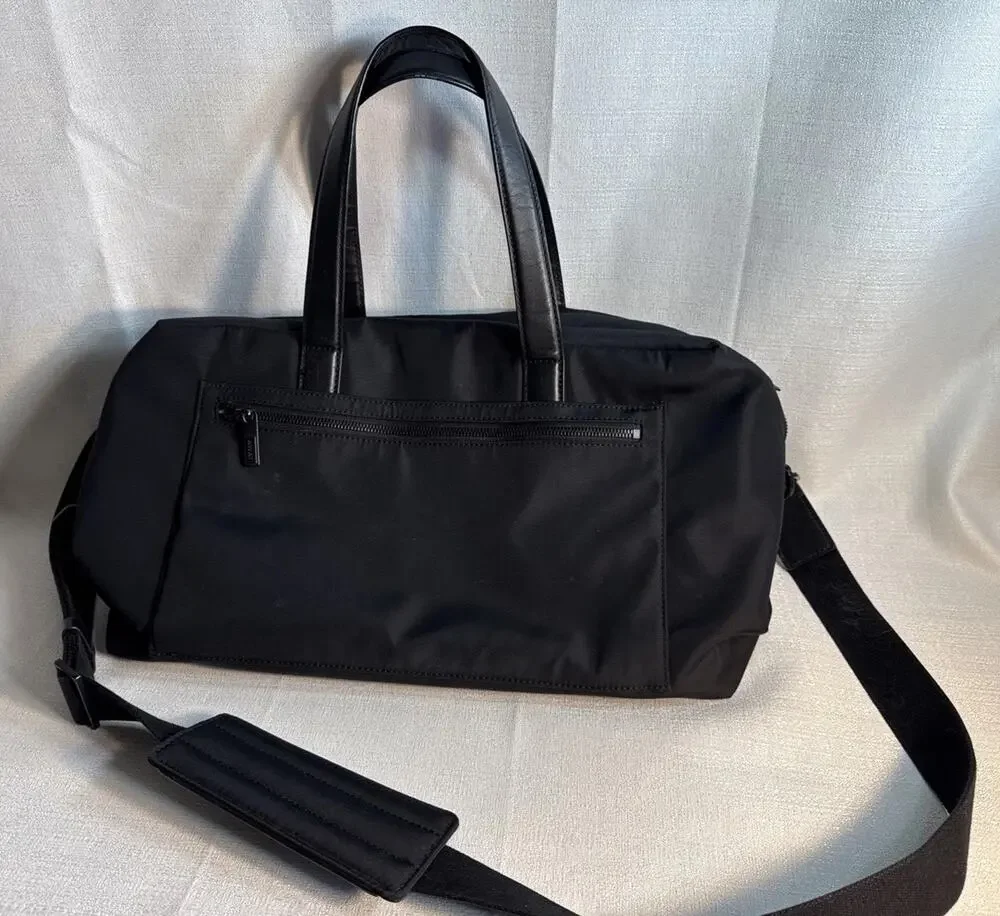 AWAY THE EVERYWHERE BAG Black With Padded Strap & Pockets EUC